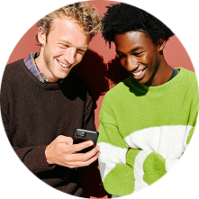 Diverse group collaborating